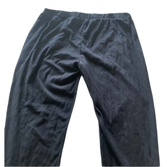 Poof! Black Pants With Cross Cutout Ankles - Picture 4 of 6